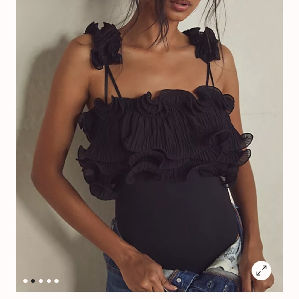 Free People For The Frill of It Bodysuit